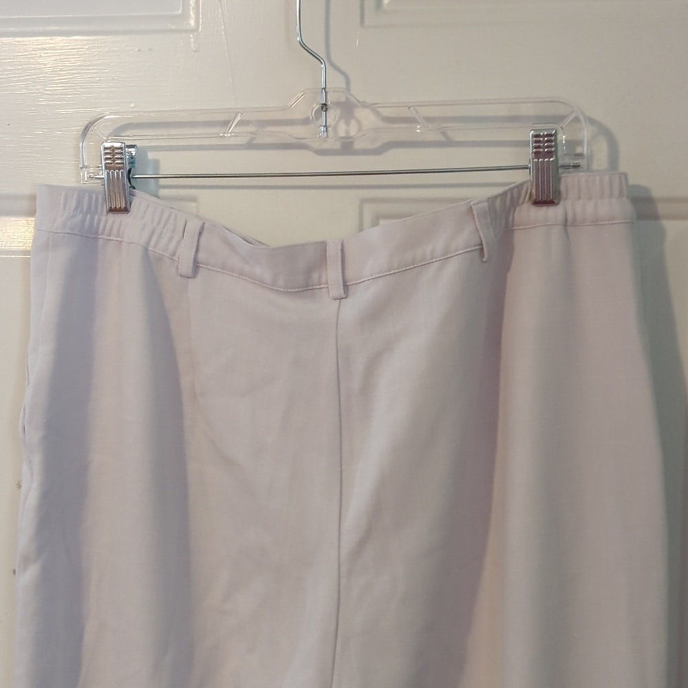 Koret White Pants Size 16 Work Or Summer Stretch - Picture 6 of 14